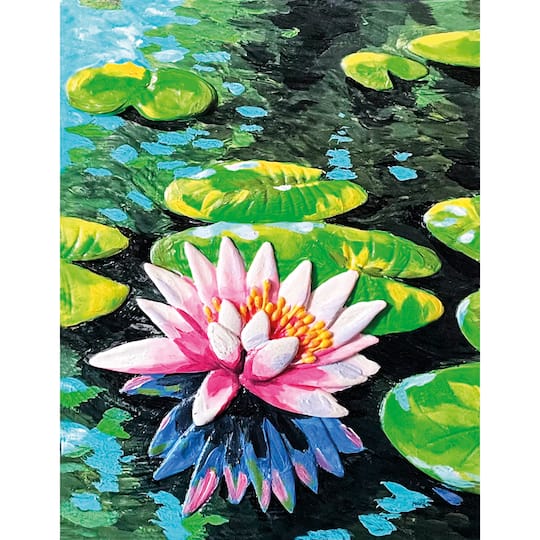 Waterlillies Relief Painting Kit by Artist's Loft®